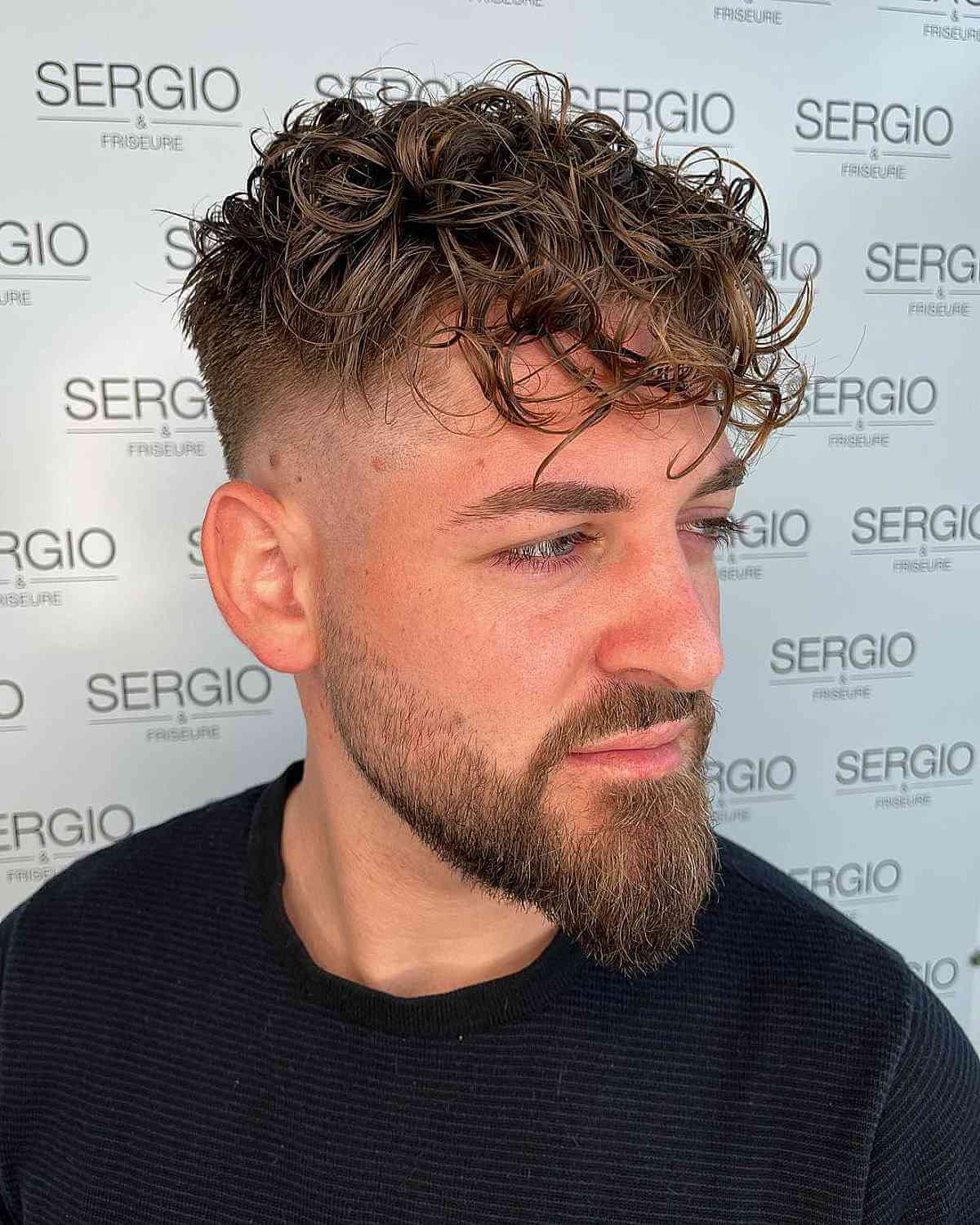 30 Curly Hair Fade Haircuts for Guys in 2025