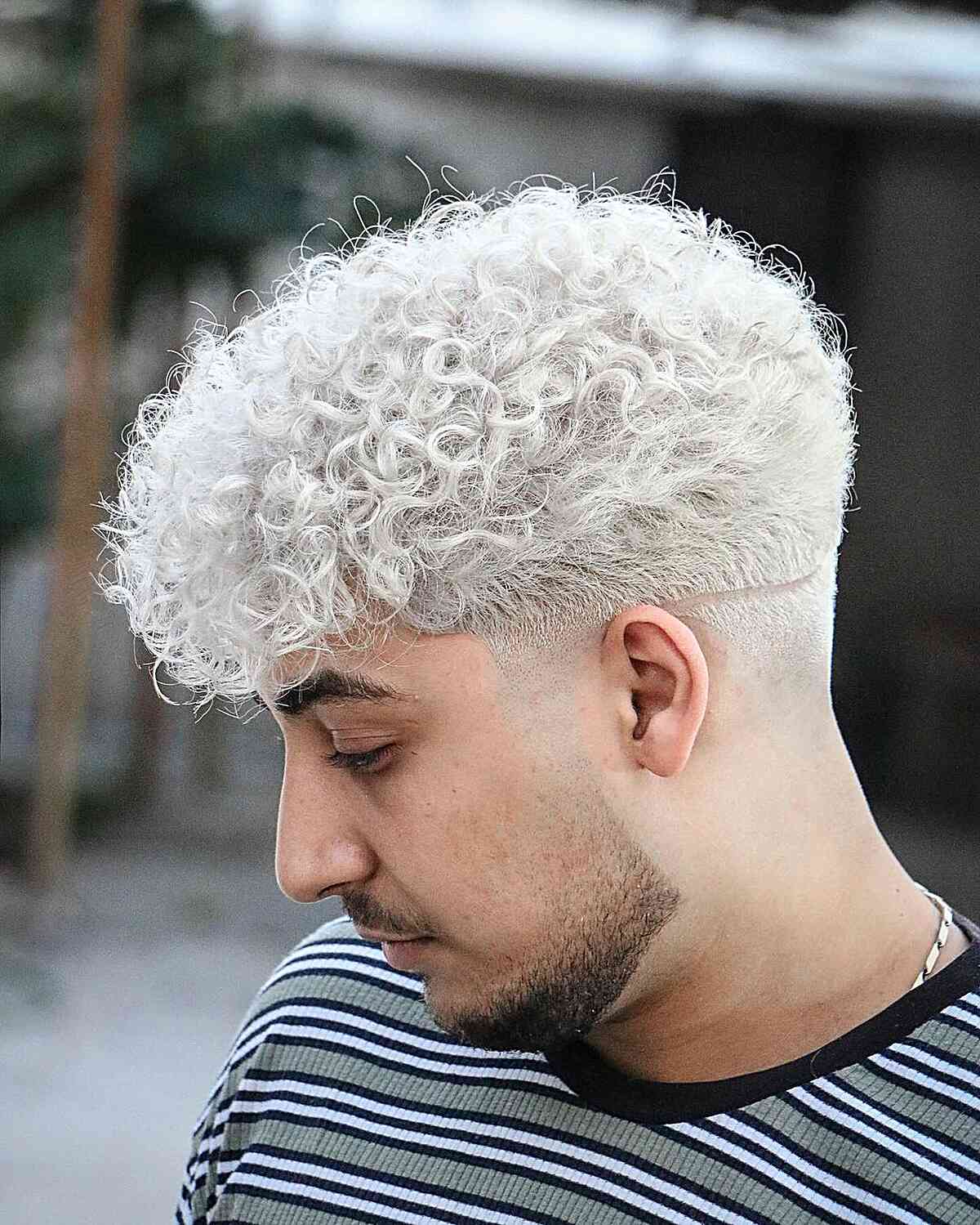 30 Curly Hair Fade Haircuts for Guys in 2025