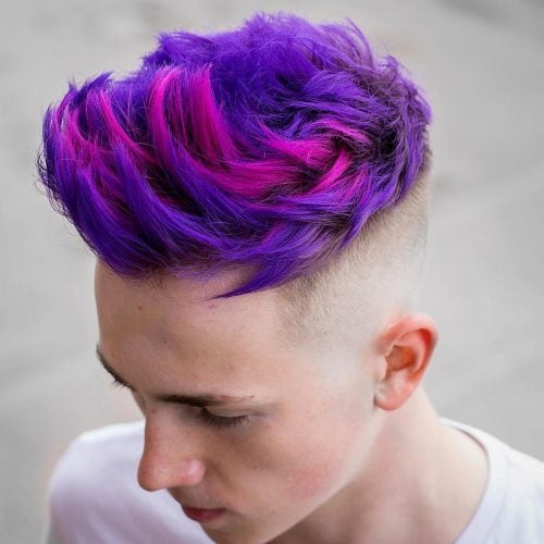 Hair Color for Men: 40 Examples Ranging from Vivids to Natural Hues