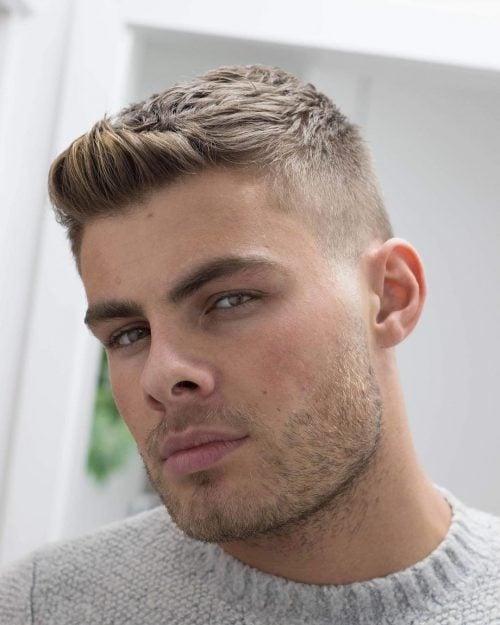 Top 45 Modern &#038; Stylish Crew Cut Hairstyles for Men (Pics)