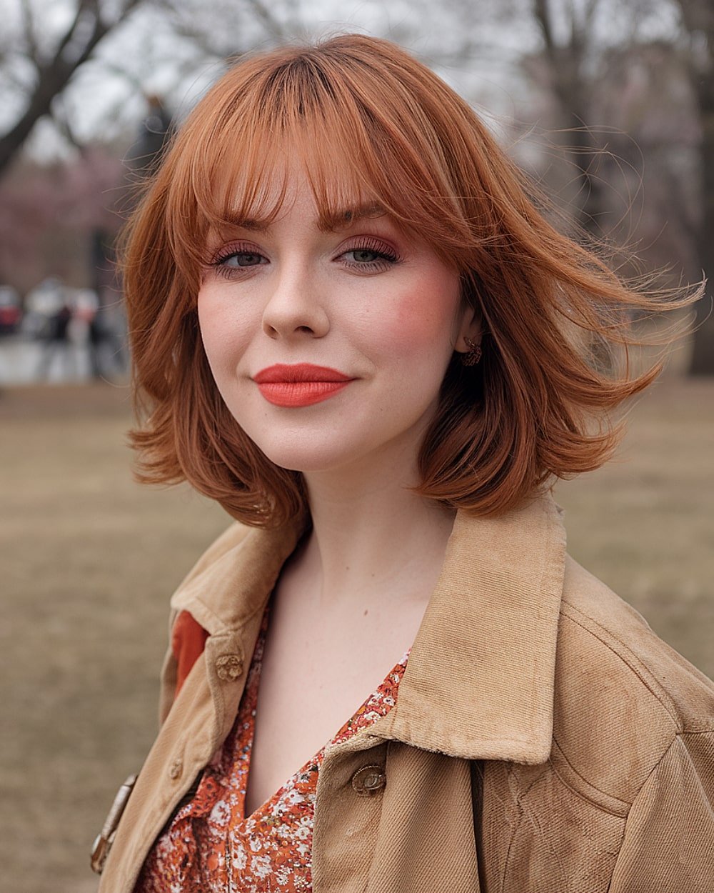 20+ Flattering Wispy Bangs for Big Foreheads to Try in 2025
