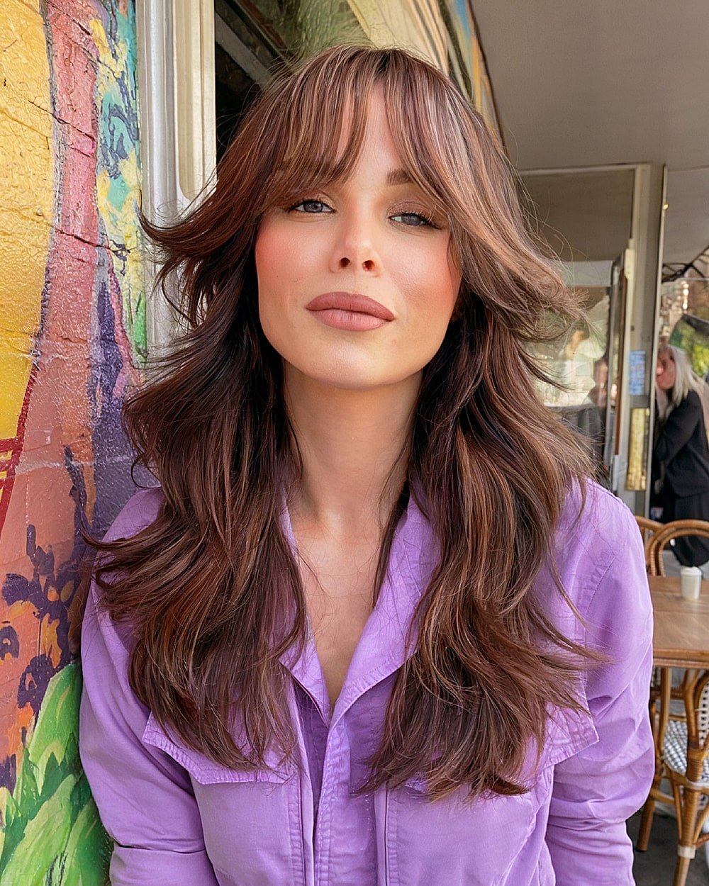 20+ Flattering Wispy Bangs for Big Foreheads to Try in 2025