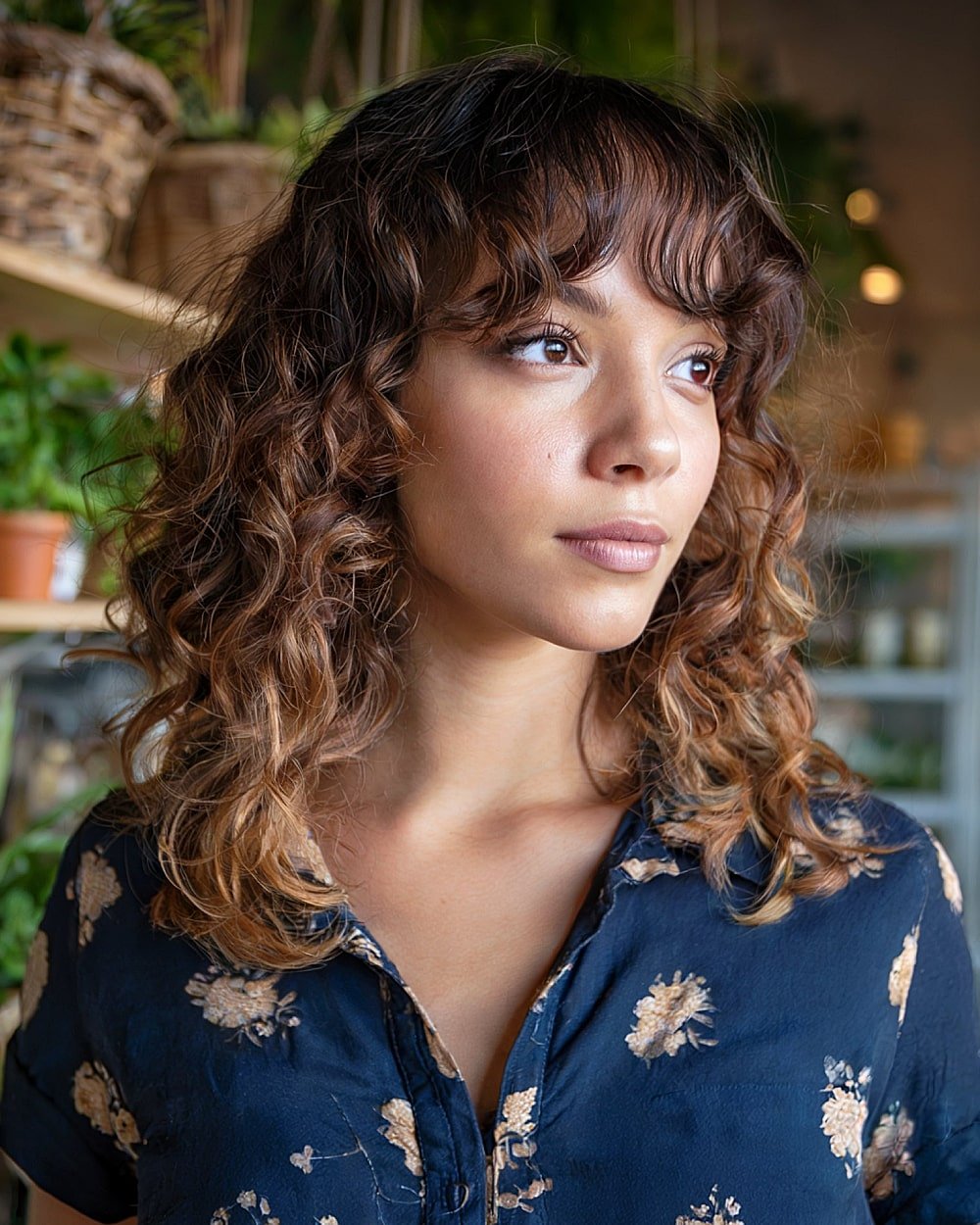 20+ Flattering Wispy Bangs for Big Foreheads to Try in 2025