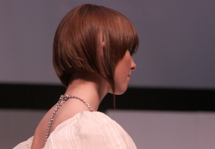 Tapered Bob haircut