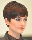 Tousled A-line Bob