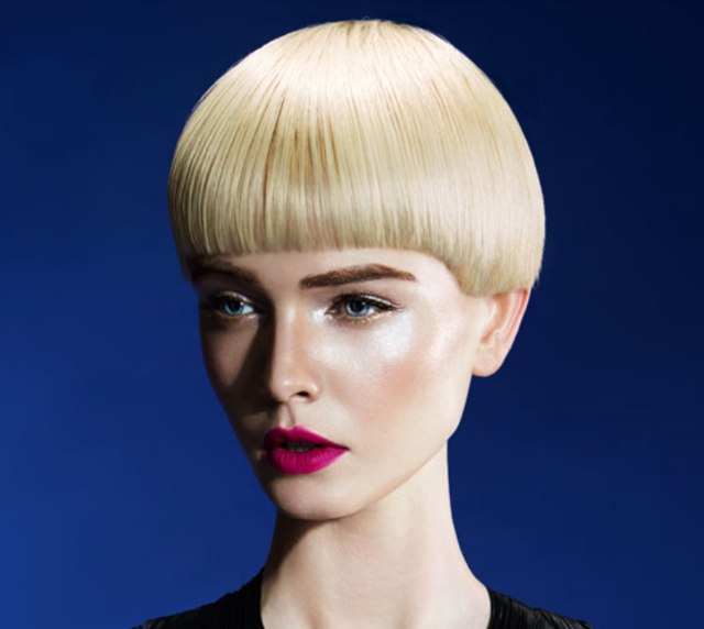 Short Hairstyles with Blunt Bangs