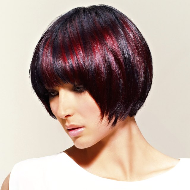 Short Hairstyles with Blunt Bangs