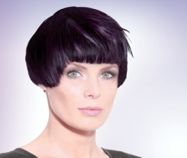 Short Hairstyles with Blunt Bangs