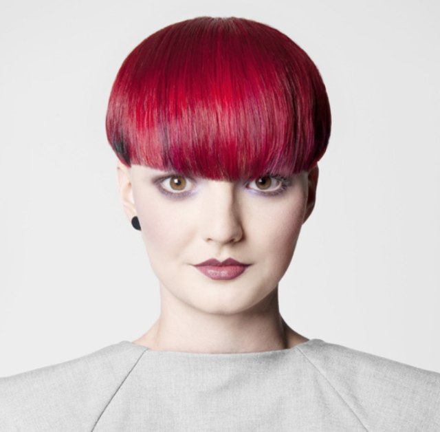 Short Hairstyles with Blunt Bangs