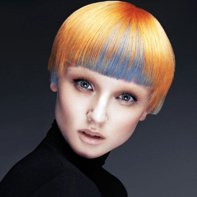 Short Hairstyles with Blunt Bangs