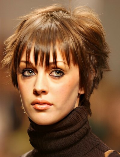 Bed Head Hair Look