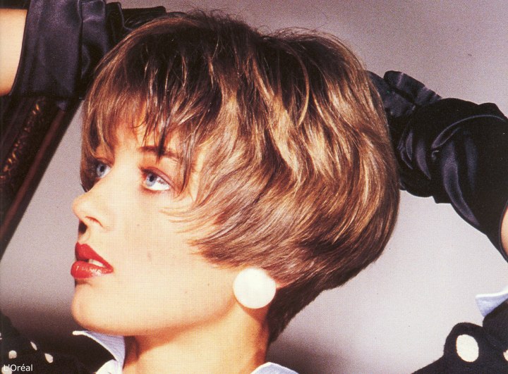 Short Eighties Hairstyle