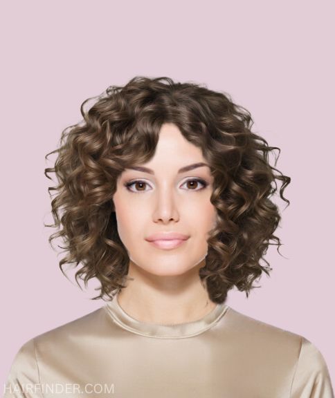 Curly Bob with Bounce