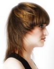 Semi-short Fashion Hairstyles (9)