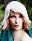 Semi-short Fashion Hairstyles (9)