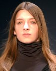 Simple Medium-Length Hairstyle