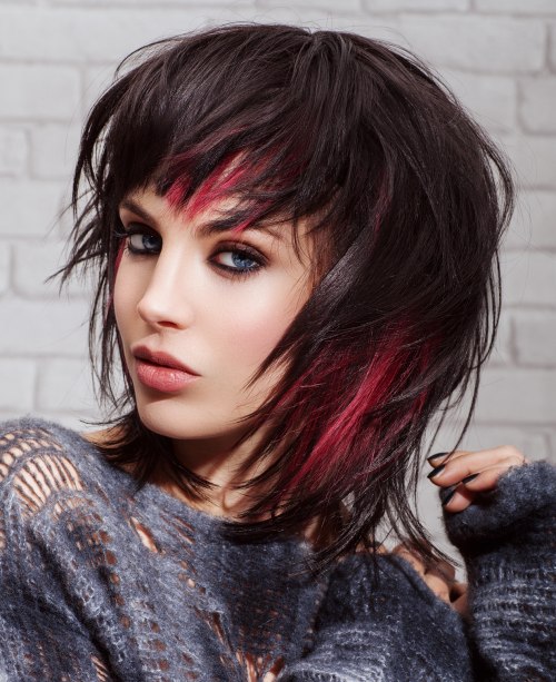 Choppy Medium Length Hairstyles