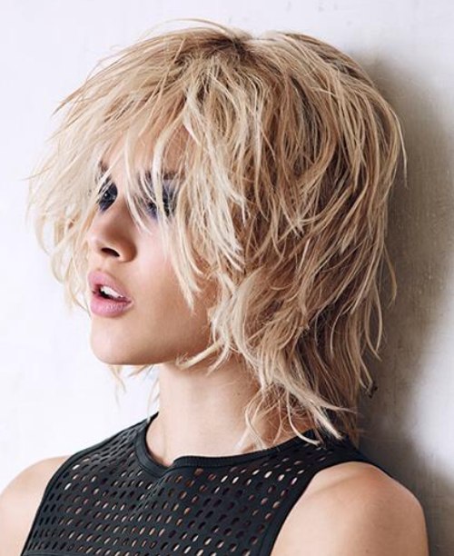 Choppy Medium Length Hairstyles