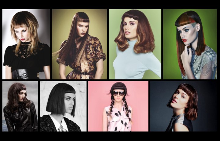 Hairstyles with Short Bangs