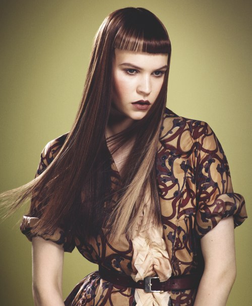 Hairstyles with Short Bangs