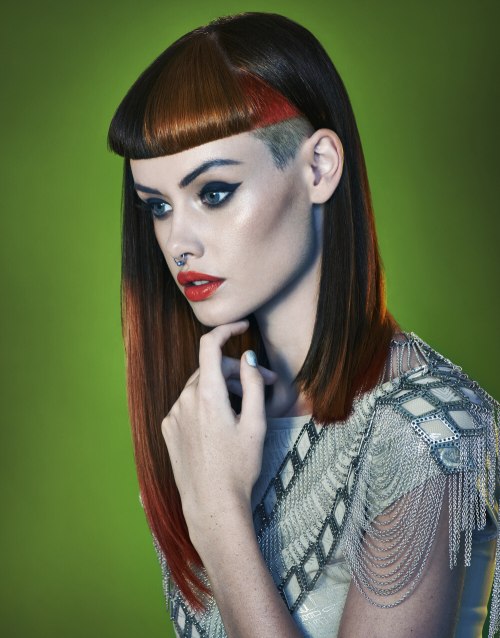 Hairstyles with Short Bangs