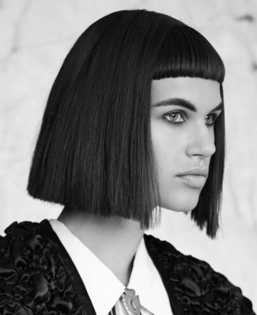 Hairstyles with Short Bangs