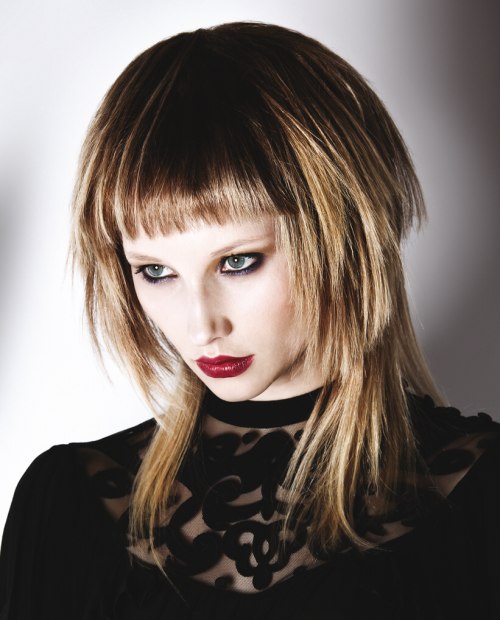 Hairstyles with Short Bangs