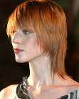 Sleek Shoulder-Length Haircut