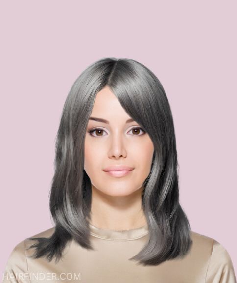 Long Silver Hair