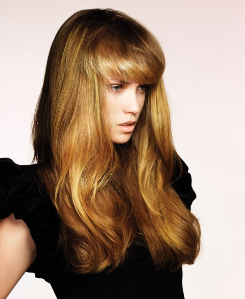 Long Hairstyles with Bangs