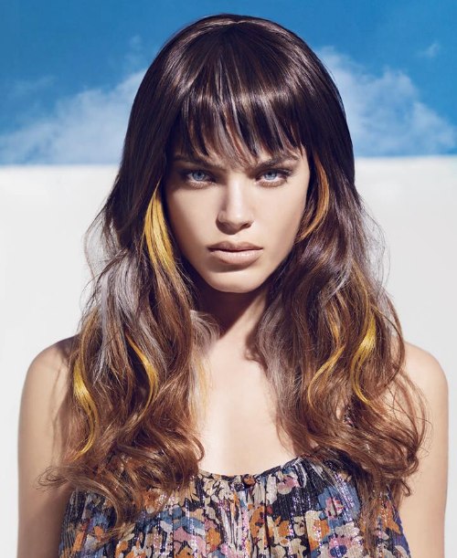Long Hairstyles with Bangs