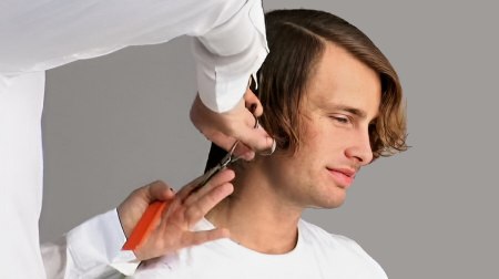 Mid-Length Men's Haircut