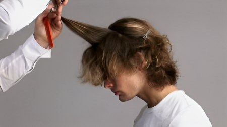 Mid-Length Men's Haircut