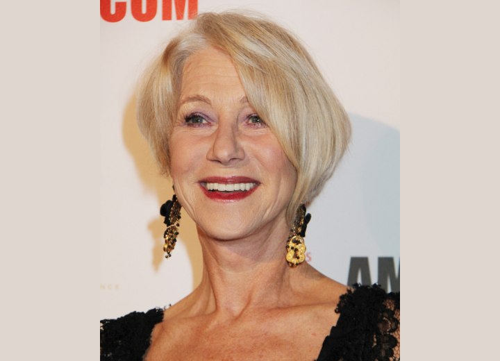 Helen Mirren's Trendy Haircut