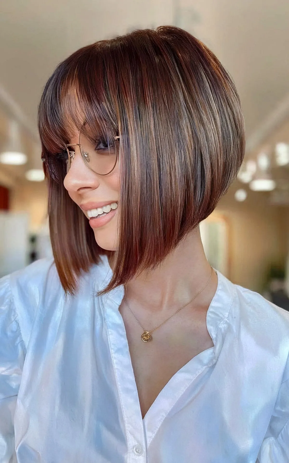 26 Best A-Line Bob with Bangs for a Modish Look