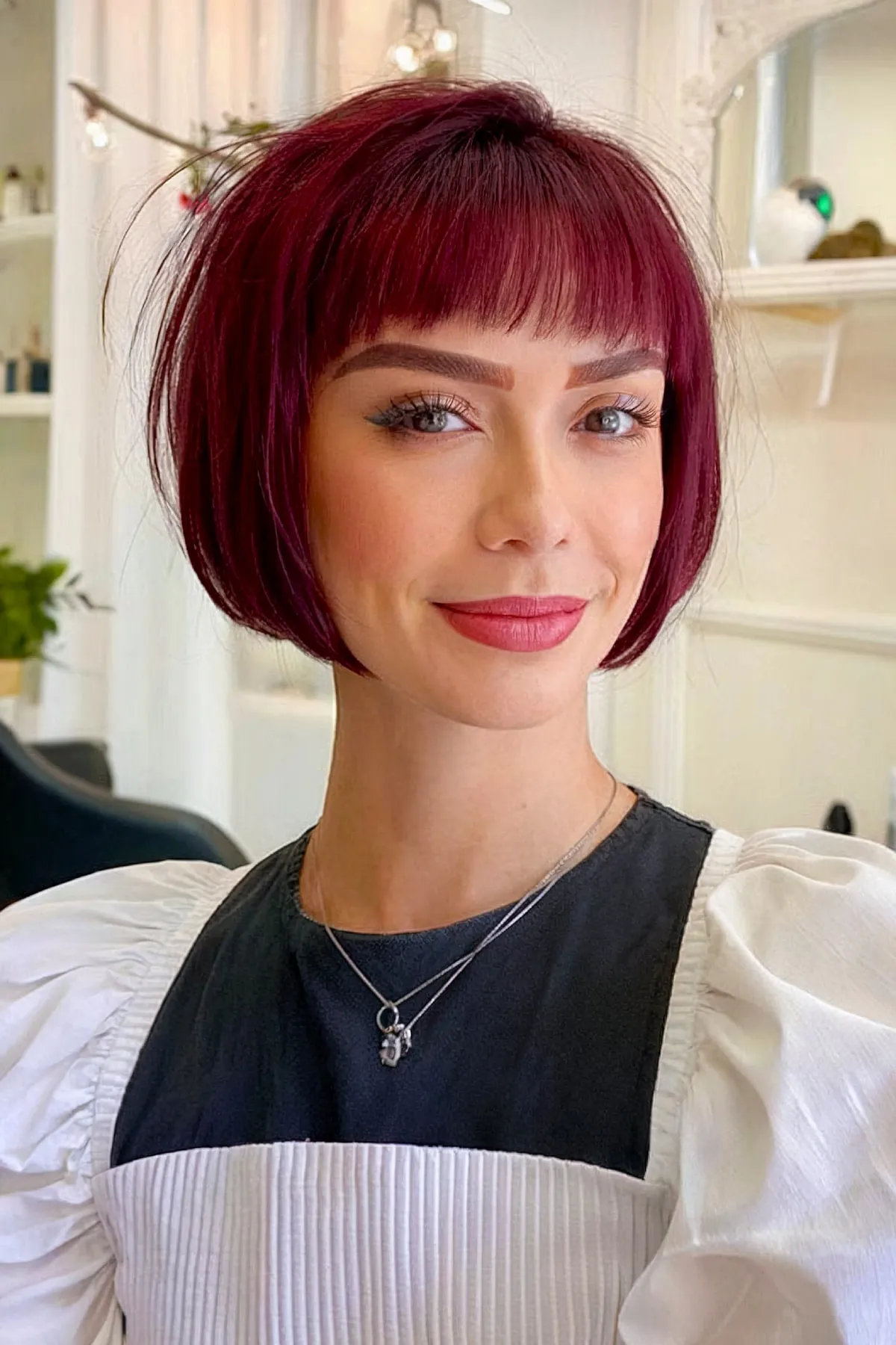 49 Trendy Blunt Bob with Bangs to Inspire Your Next Chop