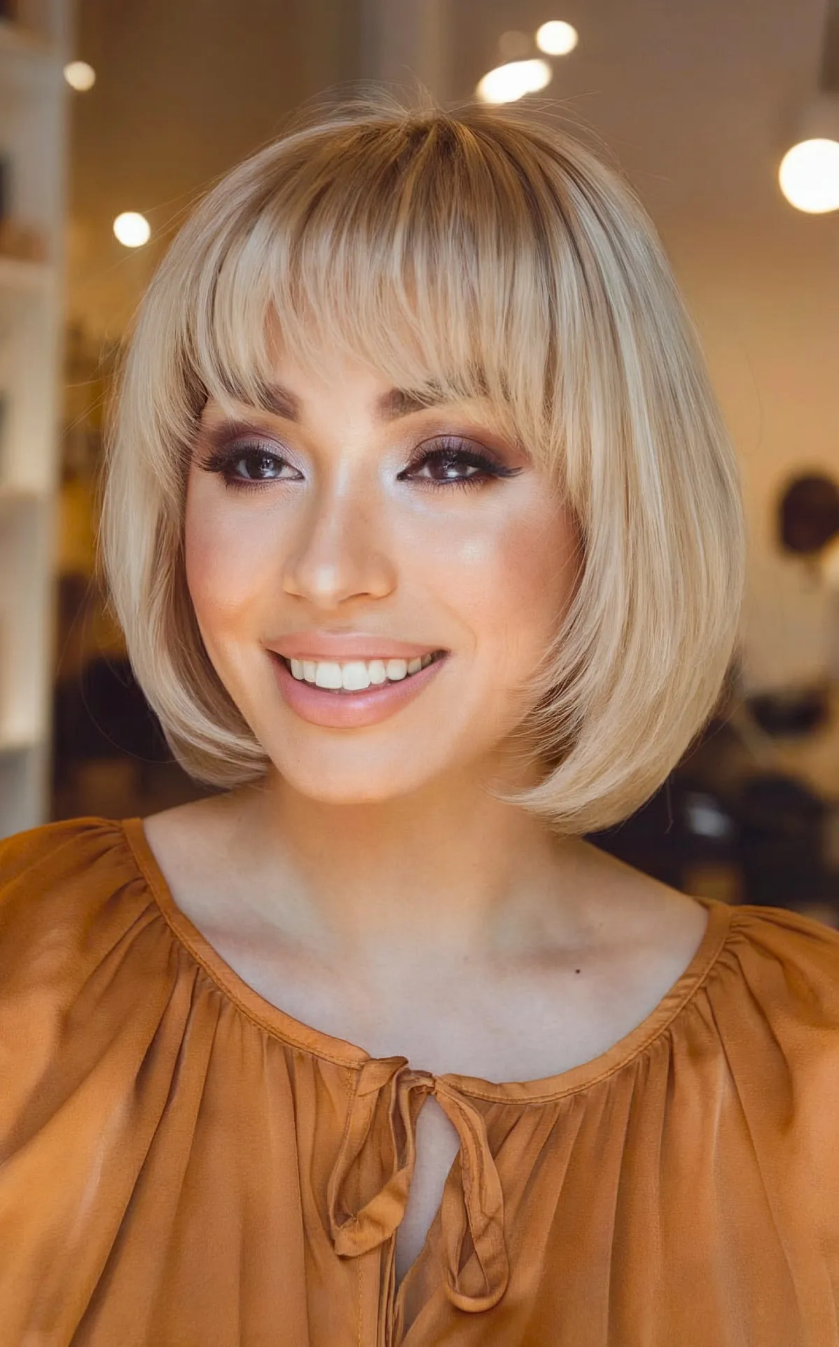 49 Trendy Blunt Bob with Bangs to Inspire Your Next Chop