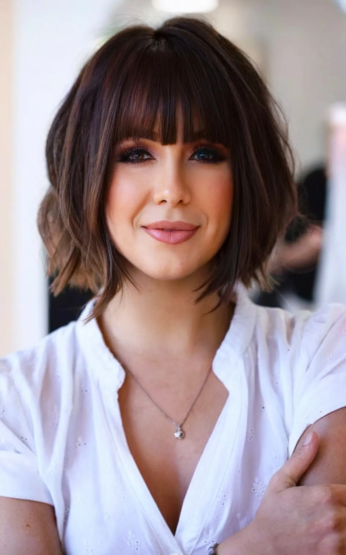 49 Trendy Blunt Bob with Bangs to Inspire Your Next Chop