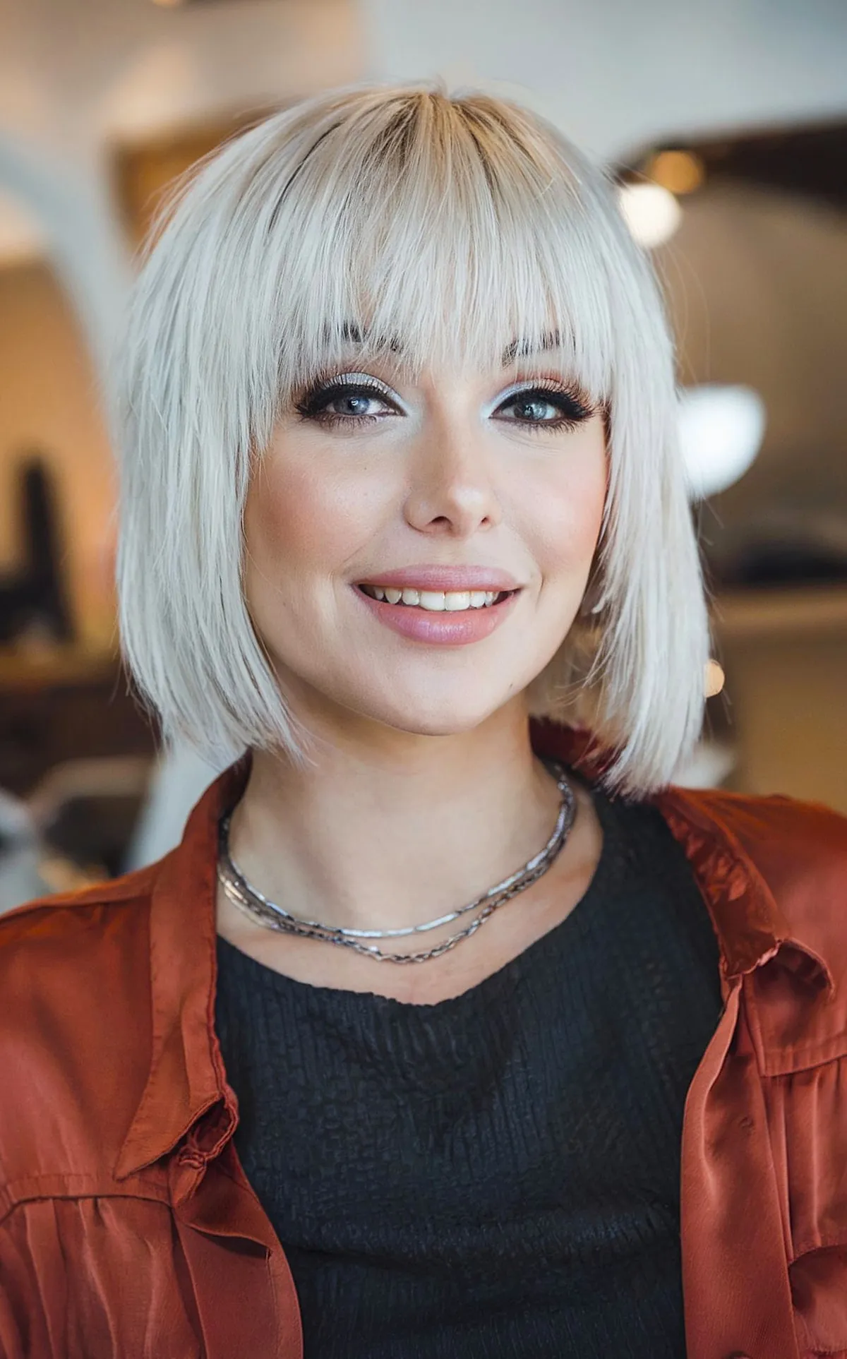 52 Most Eye-Catching Bob Haircuts With Bangs for a Fresh Makeover