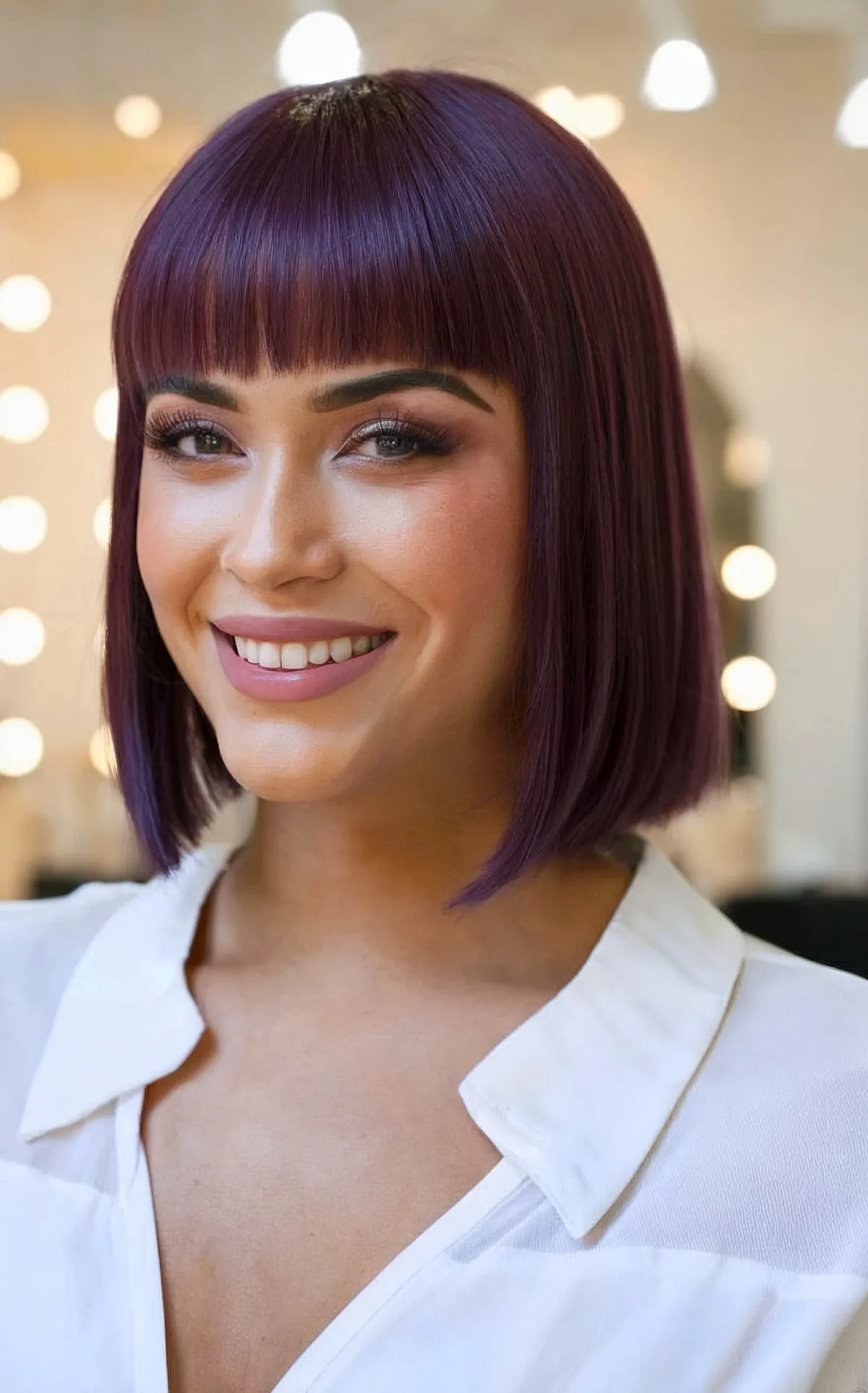 49 Trendy Blunt Bob with Bangs to Inspire Your Next Chop