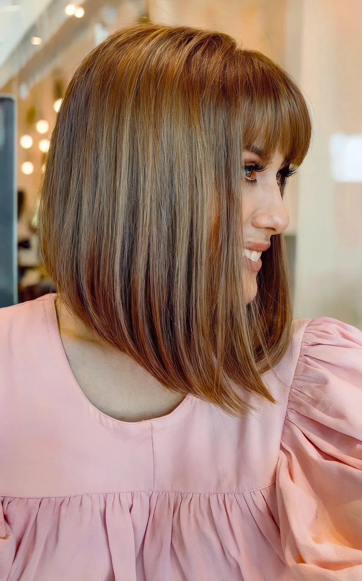 26 Best A-Line Bob with Bangs for a Modish Look