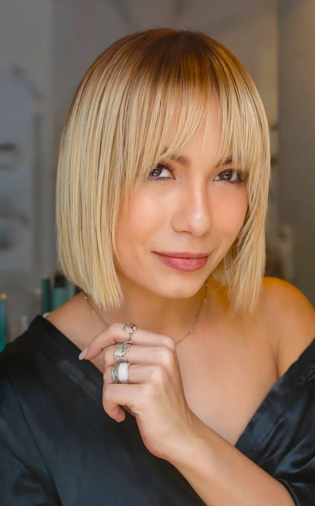 49 Trendy Blunt Bob with Bangs to Inspire Your Next Chop