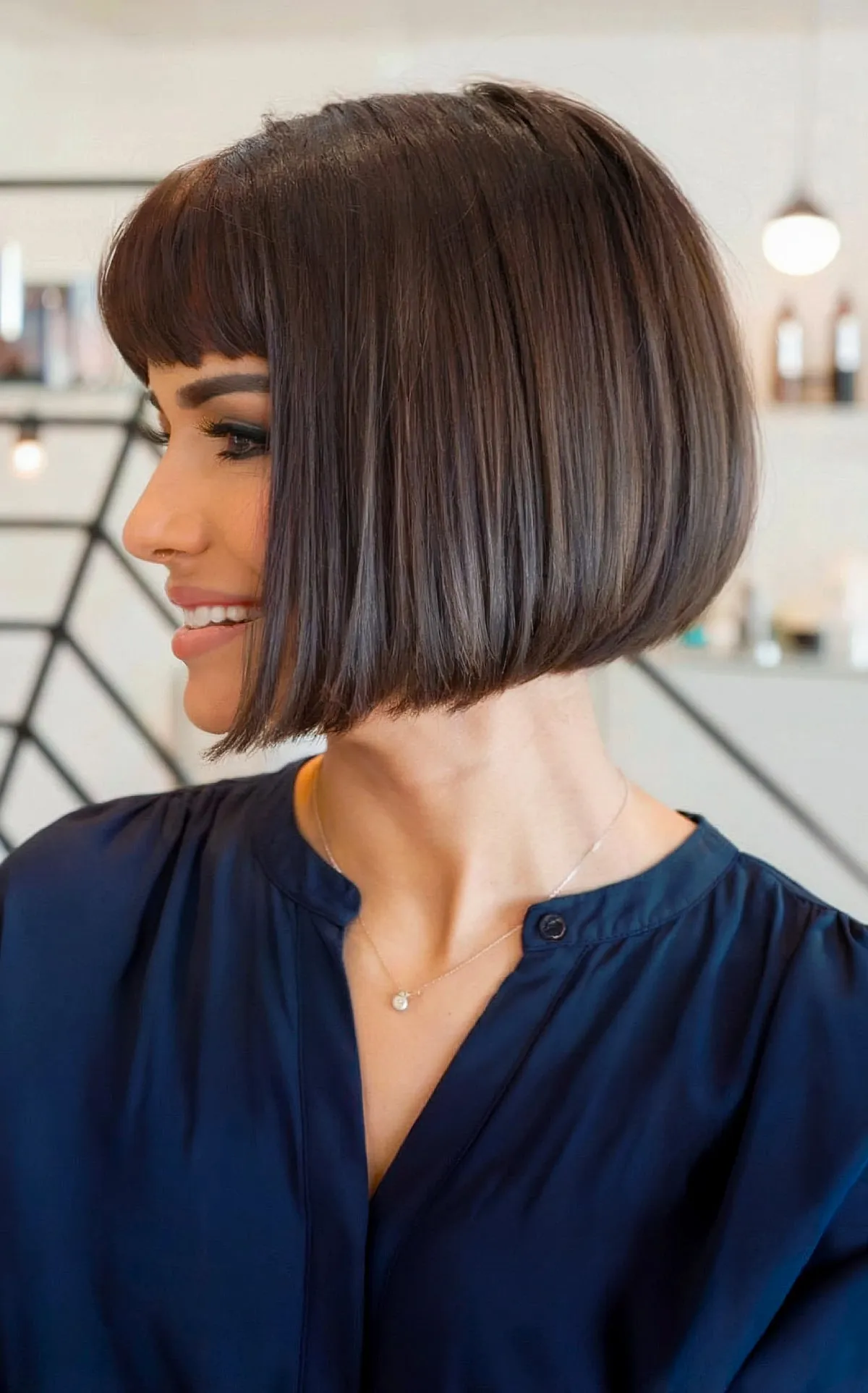 49 Trendy Blunt Bob with Bangs to Inspire Your Next Chop