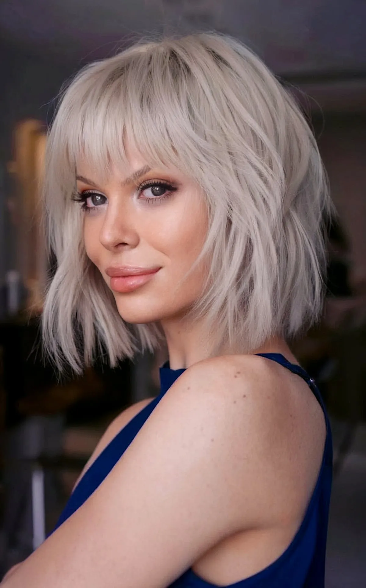 49 Trendy Blunt Bob with Bangs to Inspire Your Next Chop