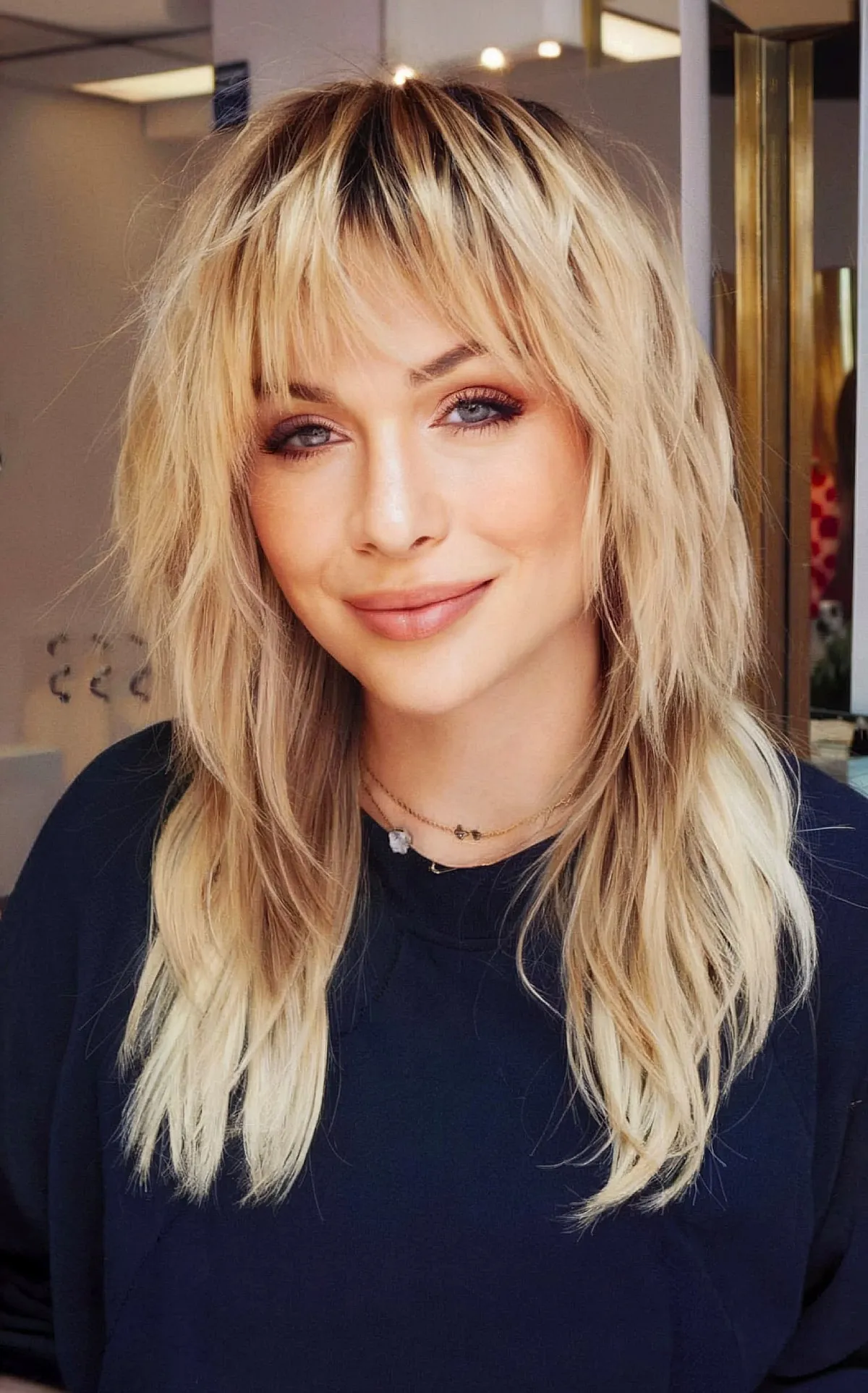51 Low-Maintenance Shaggy Haircuts with Bangs for Busy & Trendy Women